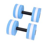 Water Dumbbell Barbell Set Eco Friendly EVA Foam Fitness Equipment for Pool Workouts Body Shaping Strength Training Blue Pink Green 26.5cm 234g Pair (Azul)