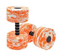 Water Dumbbells - Floating Aqua Exercise Weights, 2PCS EVA Water Aerobics Dumbbells, Pool Resistancee Training Barbells | Floating Fitness Equipment for Swimming Therapyy Exercise Men Women Home Gym