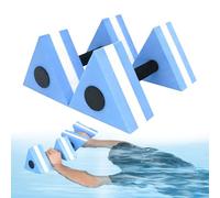 Water Dumbbells - Foam Triangle Pool Weights, Lightweight Aquatic Equipment with Soft Grip Comfort Handles, Low Strength Training Function, Ideal for Muscle Squats Swimming Gym Sessi