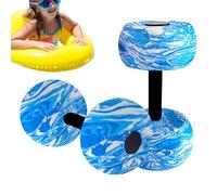 Water Dumbbells | Lightweight Foam Workout Equipment | 2 Pieces Aerobic Pool Resistance Weight | for Adults Men Women Kids Training Swimming Jogging Sports Gym Home