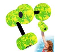 Water Dumbbells, Pool Water Weights, 2 Pieces Aquatic Fitness Equipment, Comfortable Foam Design, Enhances Balance And Endurance, 27cm, For Kids And Adults