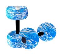 Water Dumbbells, Pool Water Weights, 2 Pieces Aquatic Fitness Equipment, Comfortable Foam Design, Enhances Balance And Endurance, 27cm, For Kids And Adults