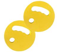 Water Exercise Discs - 2pcs Floating Aqua Fitness Discs 18x3cm | Handheld Pool Resistance Device | EVA Foam Swimming Workout Equipment for Adults Children Beginners