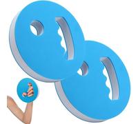 Water Exercise Discs Hand, 2 Pieces Foam Resistance Discs，Light blue