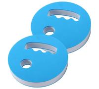 Water Exercise Discs Set | 2PCS EVA Foam Resistance Training Float Discs 18×3cm Lightweight Aquatic Fitness Swim Aid Handheld Pool Workout Equipment Adjustable Resistance Exercise Tool | For Adults Ki