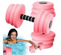 Water Exercise Dumbbells, Pool Fitness Equipment, 12 Inches Strength Training Water Dumbbells, Foam with Ergonomic Grip Feature, Aquatic Exercise with Floating Design, Tool for Men Women Kids Seniors