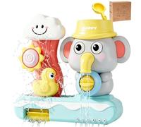 Water Fall Game - Bathtub Toy, Elephant Shower Set Bathing Fun Unit