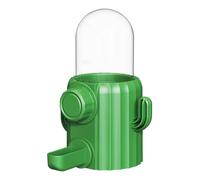Water Feeder, Water Dispenser, Automatic Cactus Design Easy Fill Sturdy Material Convenient Access Compact Size Secure Placement, Feeding Supplies for Birds