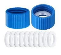 Water Filter Coupling Kit, Filtration Cleaning Couplings, PVC Material, 28mm External Thread Connector with Gaskets for Hiking Outdoor Picnic Fishing Backpacking Mountaineering, 4.72x4.72 inches