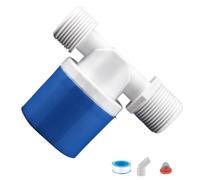 Water Float Valve, Auto Shut Off Valve, 4.33x2.36 Inches, Easy Installation Smart Precision Control Tool, Pipe Accessory for Garden, Fountain, Pond, Pool, Tank and Refill System