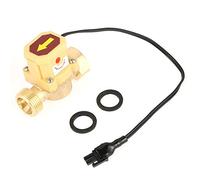 Water Flow Sensor Switch G3/4 Thread 0.6 Mpa Brass Pump Pressure Magnetic Water Control Switch for Shower Low Water Pressure Solar Heater Water Circulation