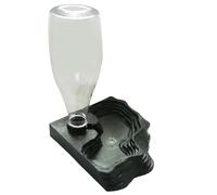Water Fountain | Automatic Amphibians Water Bowl,Feeding Bowl Tortoise Feeder Reptile Food Round Terrarium Dish Drink Bottle For Turtle Tortoise
