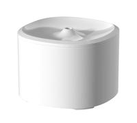 Water Fountains Cats Indoor, 3L Auto Waterer Puppy, USB Powered Quiet Filtered Water Dispenser, Multi-Pet Use, White Color, 7.48x7.48x5.31 inches, Ideal for Home, Vacation, Dog