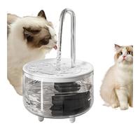 Water Fountains For Cats Indoor - USB Battery Operated Cat Drinking Fountain 1L, Automatic Circulation Filtration Cat Dispenser, Clear Water Feeder Supplies For Indoor Cats Dogs
