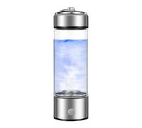 Water Generator - Glass 420ml | Water Bottle Generator | Rechargeable And Convertible Ionizer Machine | Portable Hydrogen Bottle For Health, Hydration, Fitness, Detox, Home, Office, Travel And Daily