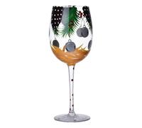 Water Glasses - Christmas Wine Glass, Wine Glasses Goblet, Winter Wines Glass Stemmed Design | Holiday Drinkware For Party Home Family Gathering New Year Celebration Christmas Dinner