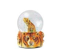 Water Globe - Tigre de Deluxebase. Bola de Nieve de Tigre con Figura de Resina y Base Moldeada. Genial como decoración hogar, Adorno o Regalo. (Diseño seleccionado al Azar de 2 Colores)