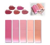 Water Glow Lip Tint | Lip Tint | Water Glow Lip Tint Set | Mini Lip Jelly Liquid Lipstick | Long Lasting Moisturizing Lip Oil Gloss Lip (5pcs)