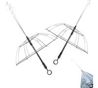 Water Gun Umbrella - Transparent Umbrella Squirt Gun, Shoots Up to 27ft, for Water Fights, Summer Outdoor Swimming Pool Beach Parties (2 Pcs)