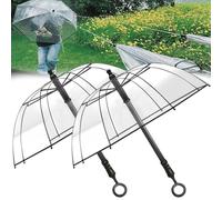 Water Gun Umbrella, Umbrella Water Gun, Umbrella with Water Spray, Dual-Use Rain Shelter & Water Blaster Toy for Backyard Water Fights Pool Parties Prank Games (2Pcs)