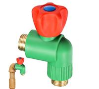 Water Heater Angle Valve - Leak Proof Brass Metal Material | Safety Outlet Faucet Shut Off Accessory And Pressure Reduction Part | For Kitchen Bathroom Plumbing System Use