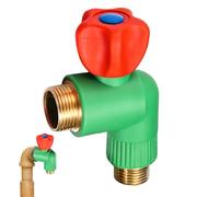 Water Heater Angle Valve - Leak Proof Brass Metal Material | Safety Outlet Faucet Shut Off Accessory And Pressure Reduction Part | For Kitchen Bathroom Plumbing System Use