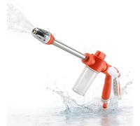 Water Hose Nozzle - Garden Hose Sprayer | High Pressure Ergonomic 7-Function | Car Washing Nozzle | Adjustable High Pressure For Watering Plants Lawn Patio Cleaning Car Washing Drains Stairs