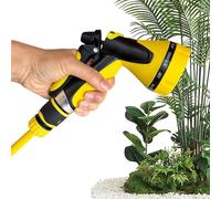 Water Hose Nozzle, Pattern Spray, Heavy Duty Adjustable Sprinkler Head, Ergonomic Trigger Grip Build, Outdoor Watering Cleaning Tool, House Deck Patio Lawn Backyard 8.27×5.91×2.76 inches