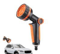 Water Hose Nozzle Sprayer - High Pressure Garden Tool, 5 patrones Spray Head | Adjustable Flow Control Cleaning Irrigation Equipment Design, Durable Leak Resistant Spray System Device For Car Washing