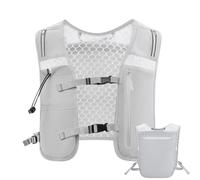 Water Hydration Chaleco Lightweight Running Pack, Adjustable Chest Straps, Reflective Bladder Bag, 14,17 x 11,81 x 1,18 pulgadas, 4L Capacity Gear, for Hiking, Trail Race, Cycling, Jogging