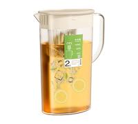 Water Infuser Pitcher, 2L Iced Tea Pitcher with Lid Infusers, Handy Filtration, Drink Pitchers, Ice Teas Kettle, Beverage Serveware for Hot and Cold Water, 19x10x26cm