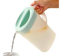 Water Jar For Fridge | 2500 ml Lemonade Container Ice Water Pitcher | Heat & Cold Resistant Fridge Jug Wa-ter Pitcher For Soy Milk, Coffee
