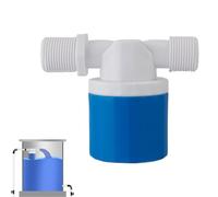 Water Level Control Float Valve, Automatic Shut Off System, Smart Precision Fill Valve Accessory for Home Garden Pond Fountain Aquarium Tank Waters Flow Regulation, Color Blue