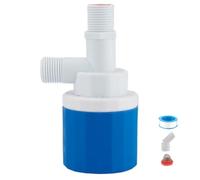 Water Level Control Float Valve, Automatic Shut Off Valve for Tanks & Pools, Smart Refill System with Nylon Body and Steel Thread, for Fountain Garden Tower or Home Plumbing Use