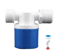 Water Level Control Float Valve, Automatic Shut Off Valve for Tanks & Pools, Smart Refill System with Nylon Body and Steel Thread, for Fountain Garden Tower or Home Plumbing Use
