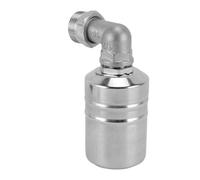 Water Level Control Float Valve with 1/2in Elbow to 3/4in Adapter Stainless Steel Fully Automatic