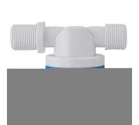Water Level Controller, Automatic Float Valve, 110mm/4.33 Inch 57mm/2.24 Inches Precision Fill Control for Fountain Pool Garden Tank Tower Pond, Integrated Pipe Accessories Nylon