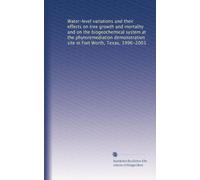 Water-level variations and their effects on tree growth and mortality and on the biogeochemical system at the phytoremediation demonstration site in Fort Worth, Texas, 1996-2003