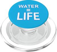 Water = Life, el Agua es Vida, Water is Life PopSockets PopGrip para MagSafe
