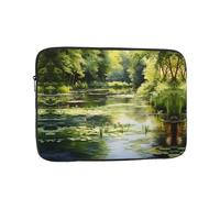 Water Lilies in The Pond - Funda para computadora de 13 pulgadas, adecuada para oficina, viajes, viajes y viajes de negocios.
