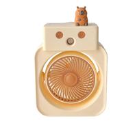 Water Mister Fan, portátil Misting Fan, 4.06x2.36x6.02 Inches Rechargeable Humidifier, 3 Speed Compact Personal Cooler, Cooling Spray Blower for Car, Truck, Camping, Workplace