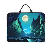 Water Moon Cave Prints - Funda para portátil de 14 pulgadas, impermeable y a prueba de golpes, adecuada para oficina, trabajo, viajes de negocios y viajes diarios.