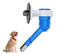 Water Nozzle For Dogs - Wall Mounted Bottle Feeder, Automatic No-Drip Dispenser, Stainless Steel Fountain Head, Leakproof Licking Valve | Indoor Hydration Station, Home, Kennel, Crate, Cage, Wall
