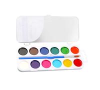 Water Paints for Kids - Assorted Art Watercolor Palette, Washable Drawing Paint Set, Safe Educational Creative Supplies | Bulk Painting Kit for Easter Children’s Day School Classroom Activities