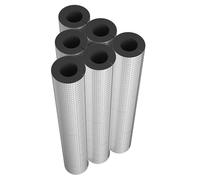 Water Pipe Freeze Protection Insulation Cover, Open-End Self-Adhesive Rubber with Aluminum Foil Wrap(ID 60mm*TH 20mm)