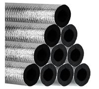 Water Pipe Insulation Foam - 15,75 in Adhesive Winter Protection Tube | Freeze Guard Insulation Wrap For Outdoor Pipes, Air Conditioner Line, Sprinkler System, Garden, Yard, Backyard