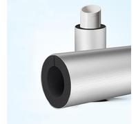 Water Pipe Insulation Sleeve Self Adhesive Foam Tube, Aluminum Foil Covers for Spigot, Winter Outside Pipes, Sprinkler(ID*TH 76*40mm/2.99*1.57in)