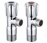 Water Pipe Valve 2 Válvulas Angulares De Gran Diámetro G3/4 De Cobre Para Caldera De Pared Calentador De Agua Inteligente Para Inodoro Entrada G3/4 Salida G/12