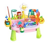 Water Play Table | Detachable Electric Pool Toys | Summer Kitchen Water Table Playset | For Boys Girls Outdoor Garden Backyard Lawn Beach Park Kindergarten Preschool Home Indoor Outdoor School Room Of