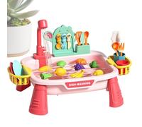 Water Play Table Fun | Pretend Washing Dishes Faucet Game